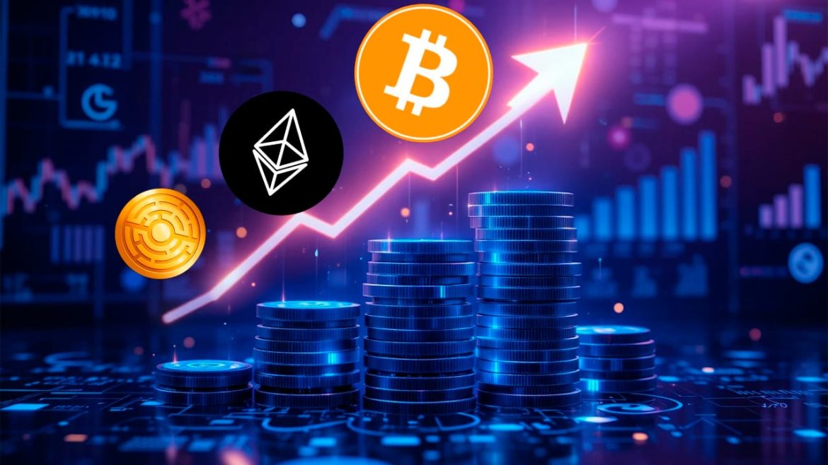 BTC, ETH и начинающий Mtaur растут
