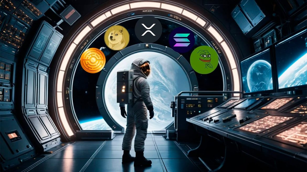 XRP, Doge, Pepe и Sol
