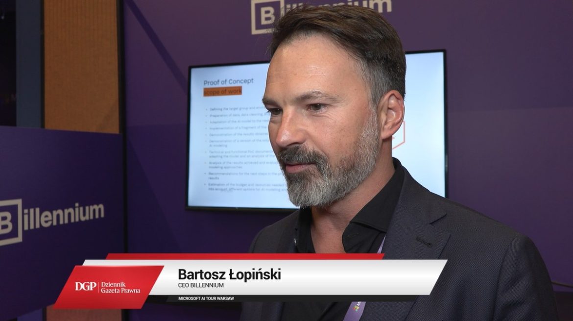 Бартош Лопински, Билень: Искусственный интеллект основан на коллективном собранном опыте
