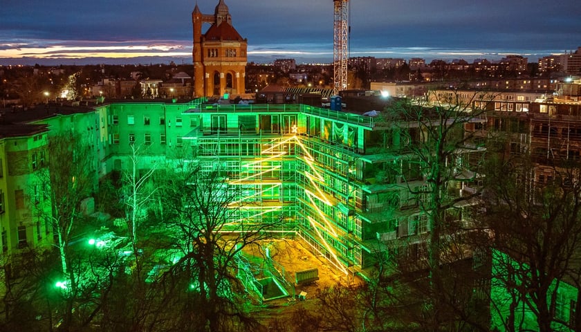 Строительство комплекса Sudea, апрель 2025 года.