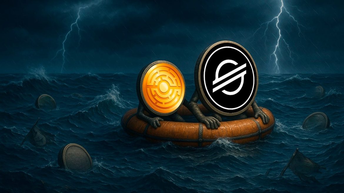 Что произойдет, если XLM настигает XRP и все 10 самых популярных монет?
