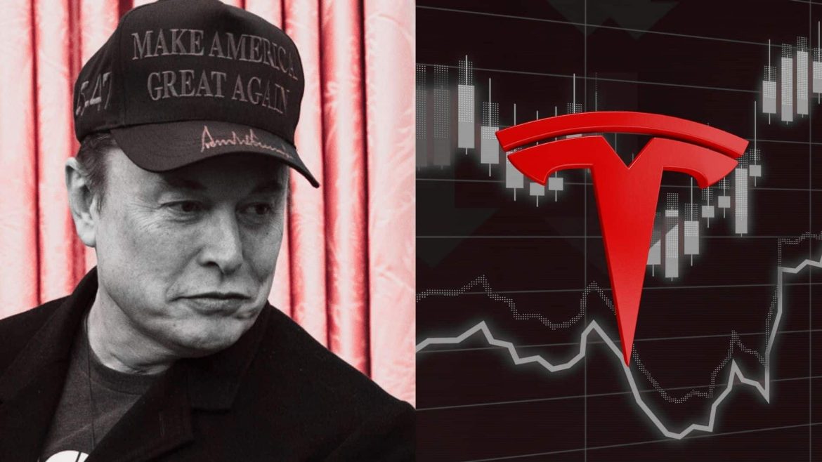 Тесла ужасно реагирует на обязанности США. Прогнозы ухудшаются, а Маск нервничает
