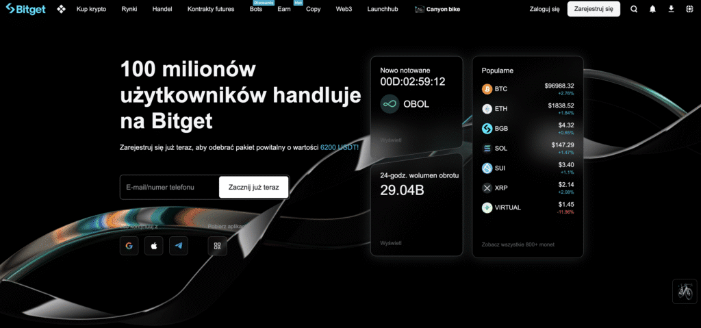 Bitget Binance Альтернатива