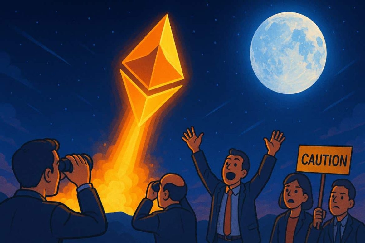 "Эфириум летит на Луну!" Вы прикрепили свои ремни? Хорошо известный аналитик новостей, но ... есть один ", но"
