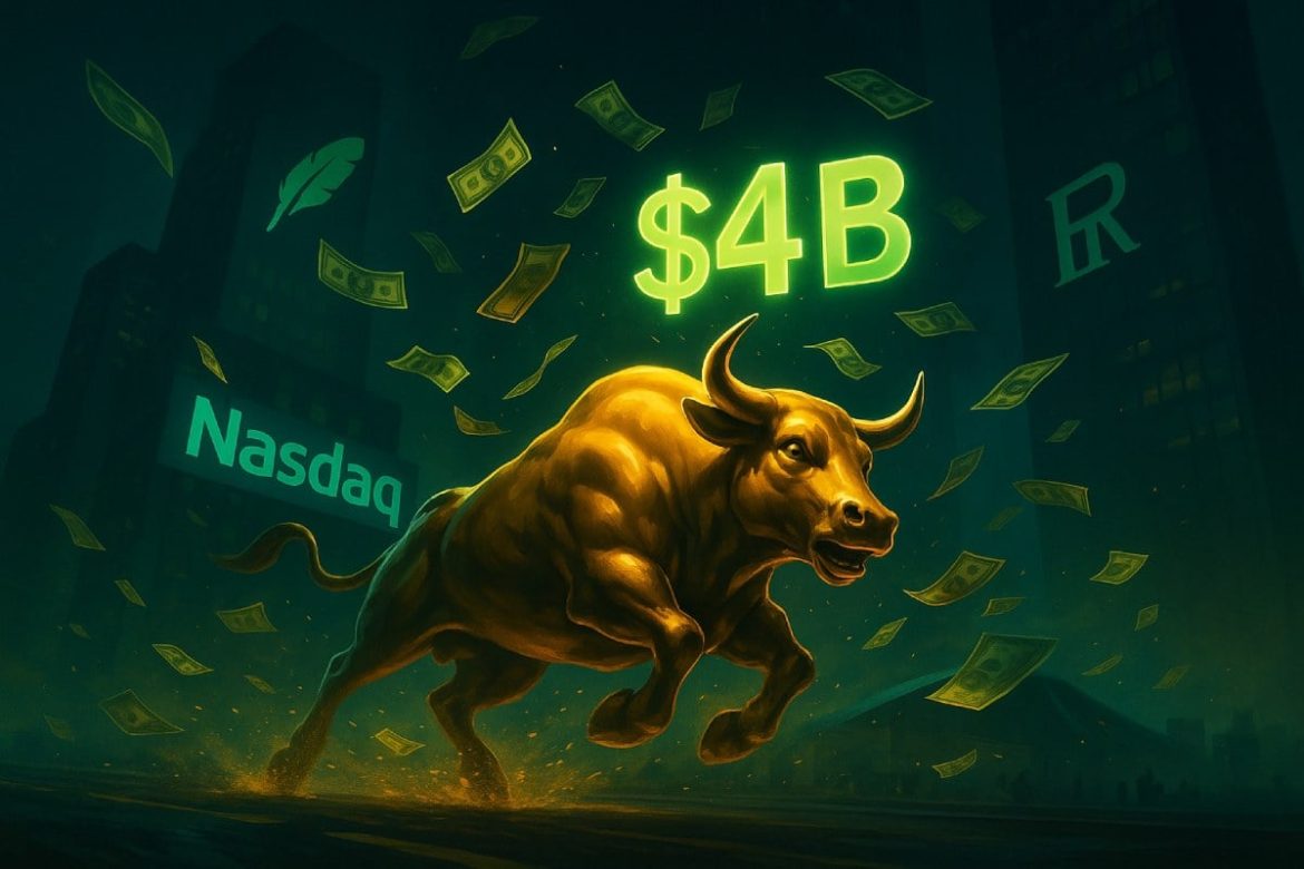 Мощная крипто -биржа атакует Насдак! BlackRock уже покупает, оценка 4 миллиардов
