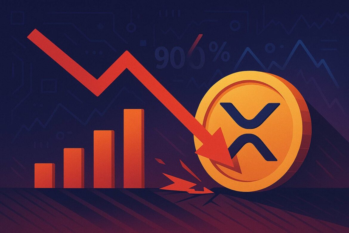 Никто больше не хочет XRP. Снижение на 90%!
