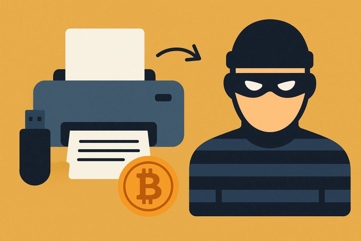 Вы используете принтер? Вы можете потерять все биткойны
