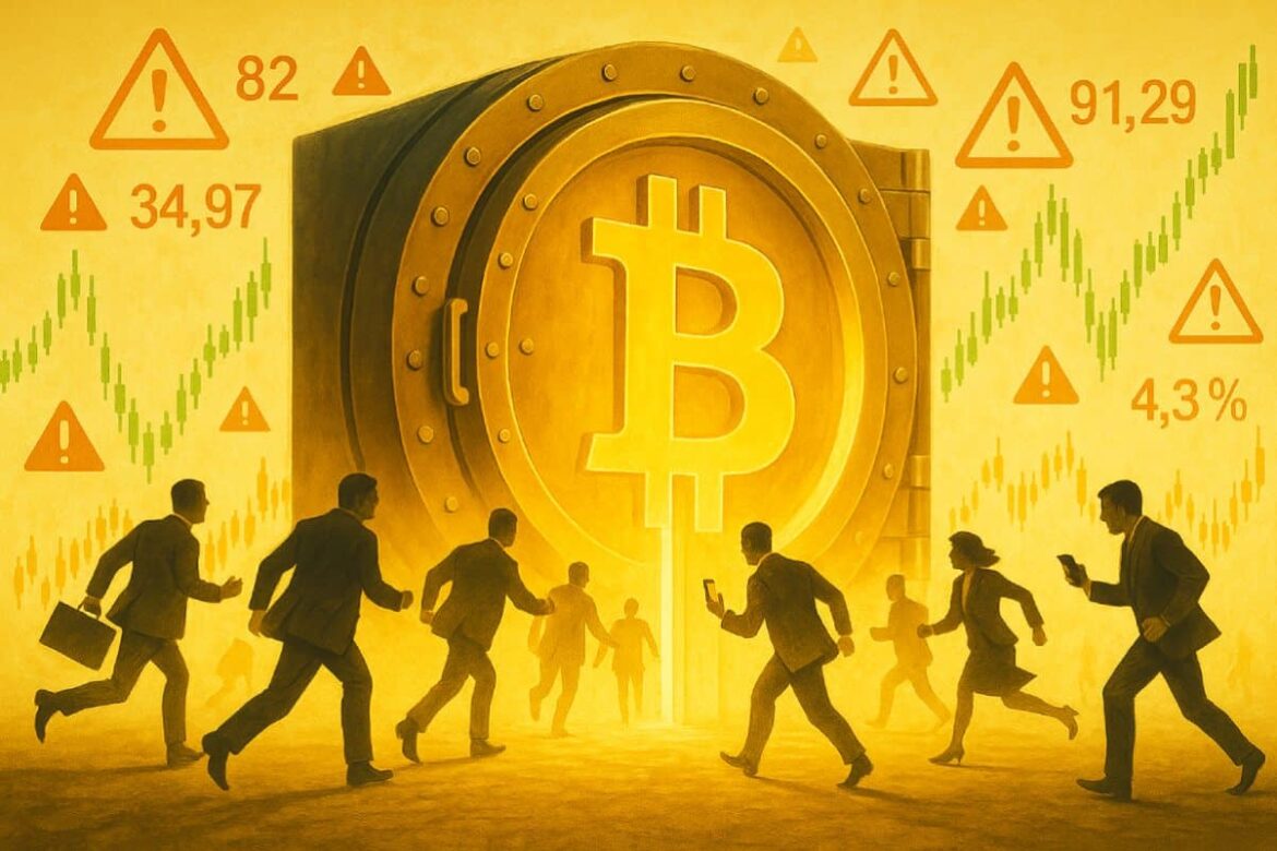 814 000 BTC уже за пределами рынка! Корпорации знают то, чего не знаете?
