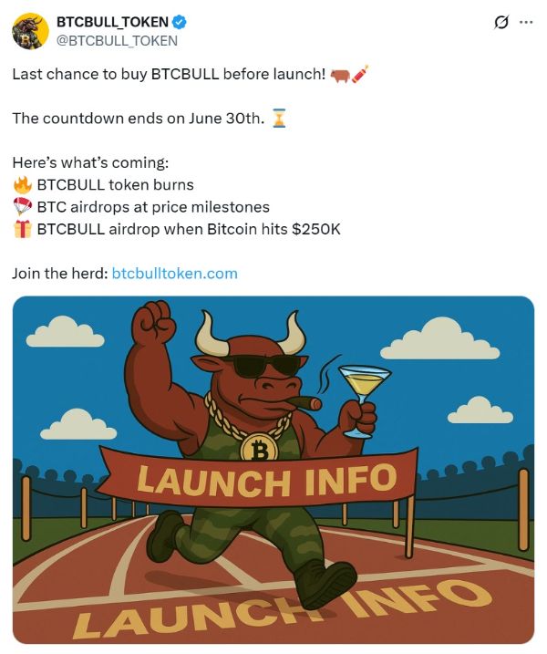 Presale BTC Bull Course Token Crypto x