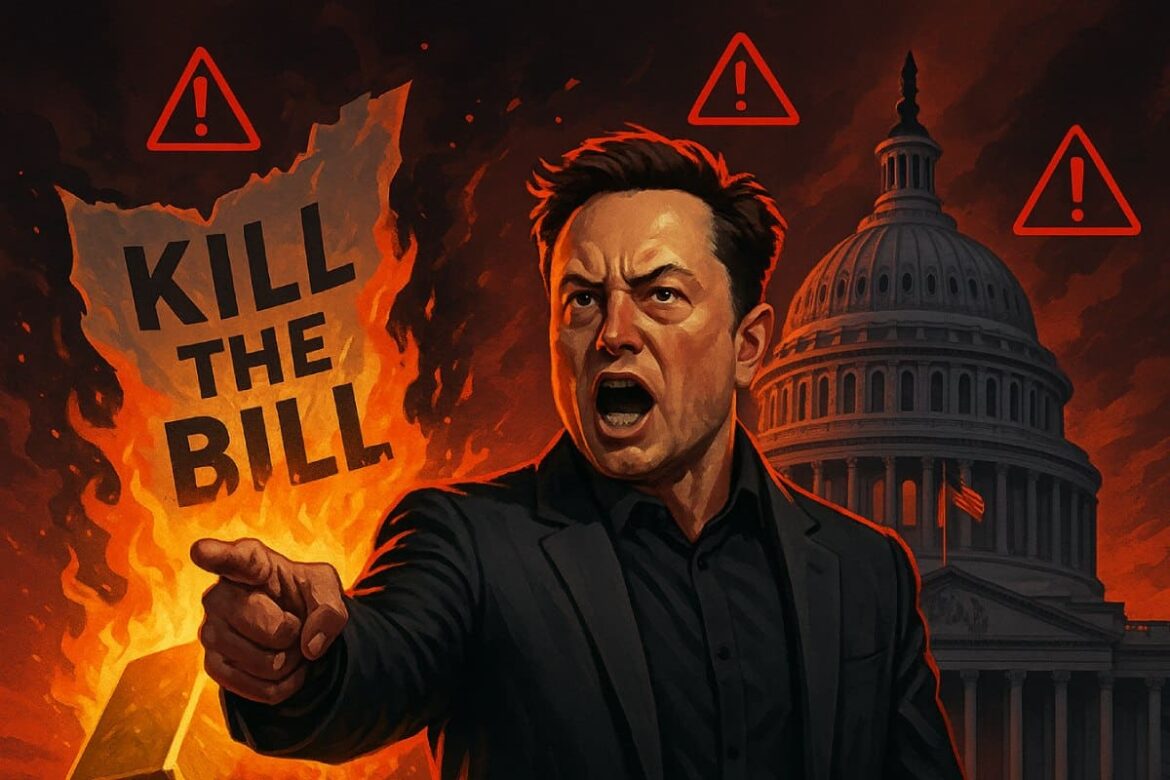 Элон Маск объявляет войну Трампу: «Убей этот закон!» США угрожают финансовый хаос?
