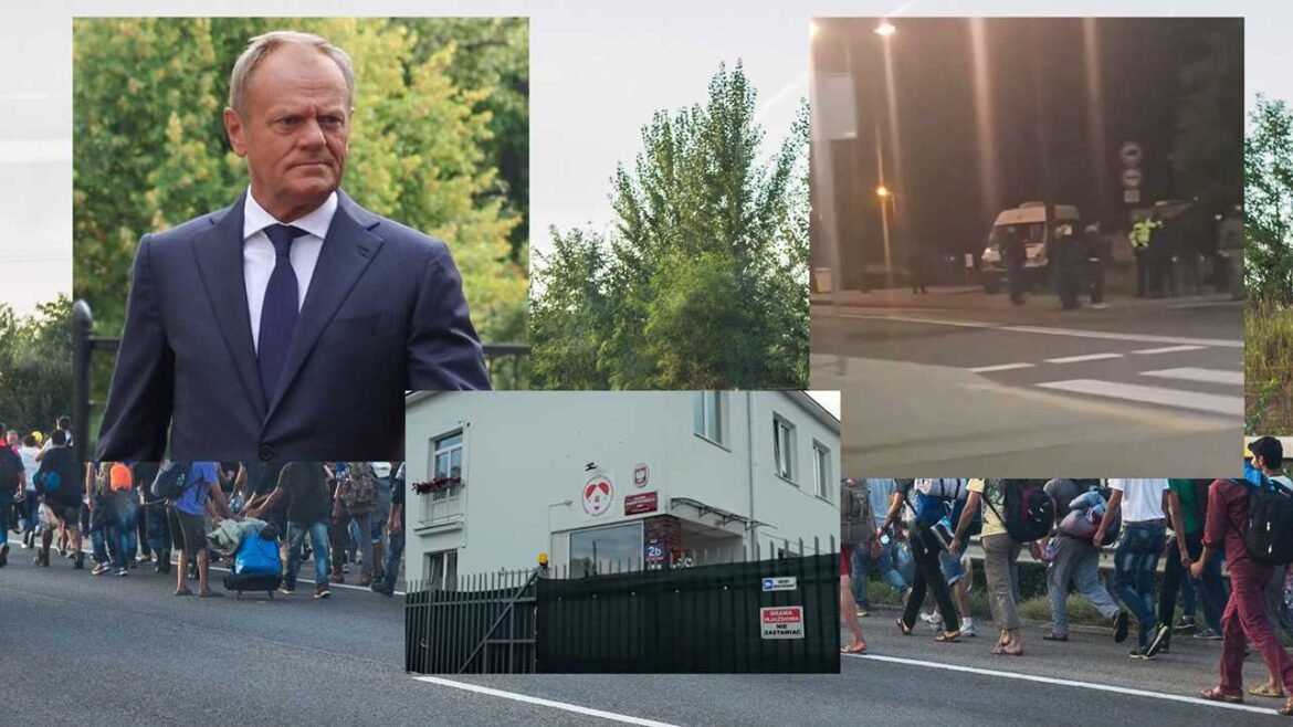 Пограничный гвардия в świnoujście принимает мигрантов из немецкой полиции. В Skierniewice мигранты идут в приют. Премьер -министр закроет границы?
