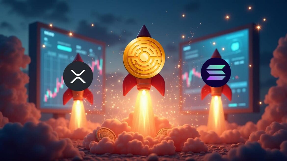 Три криптовалюты с потенциалом роста более чем на 1000% в 2025 году.
