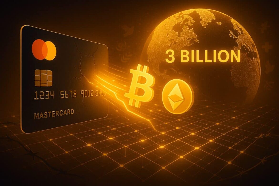 Три миллиарда человек с доступом к криптовалютам. MasterCard входит в игру - и она густо!
