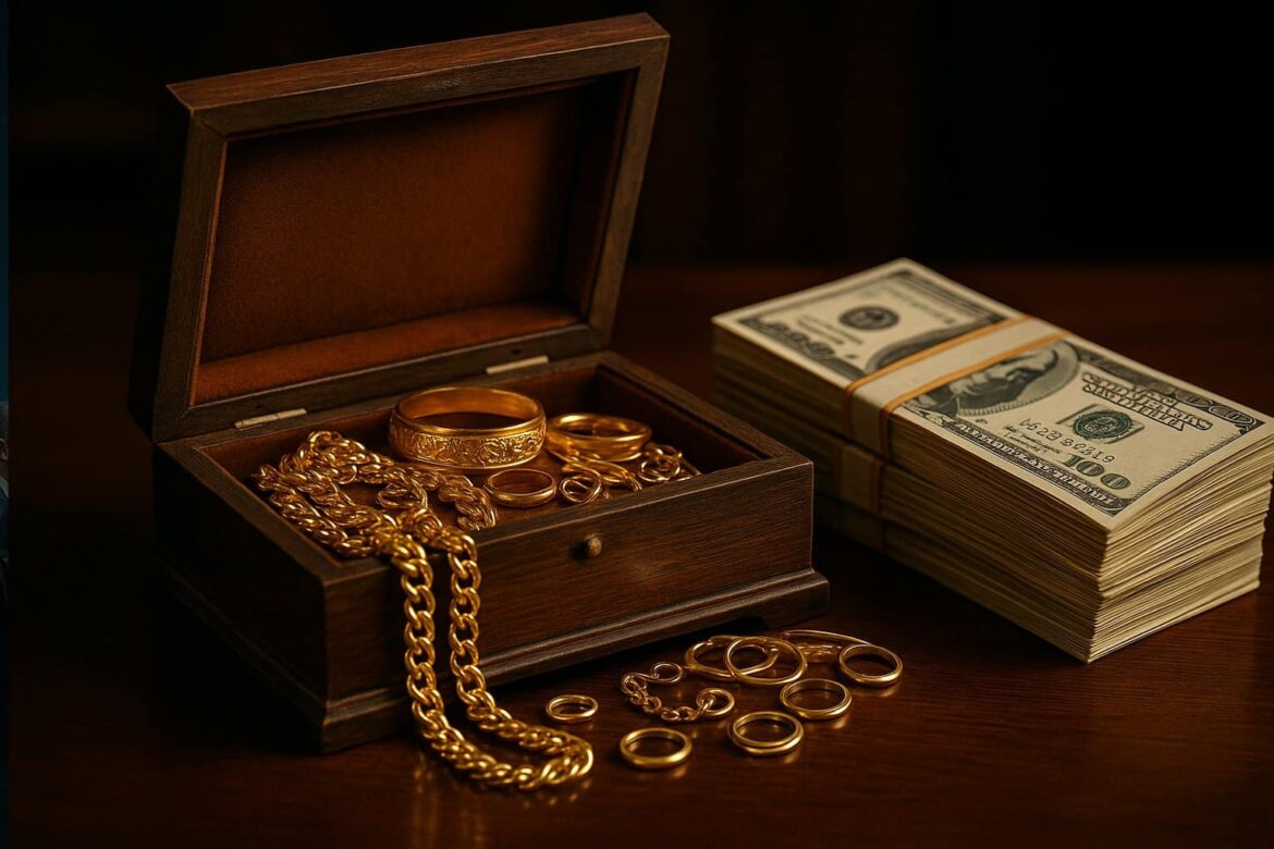 Золото растет и ... исчезает из шкатулок массово! Ломбарды испытывают осаду
