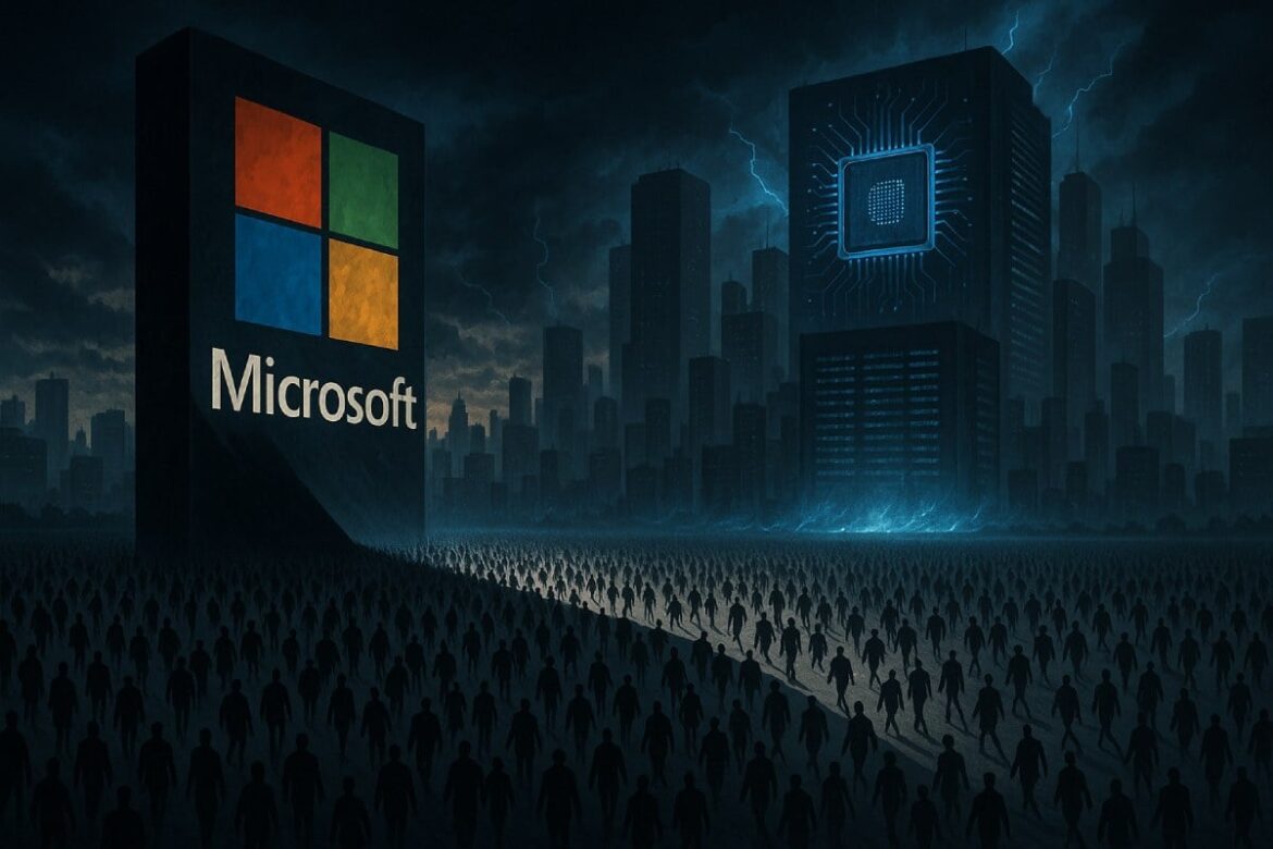 Массовые освобождения в Microsoft. Тысячи людей на тротуаре и ... миллиарды, перекачиваемые в ИИ
