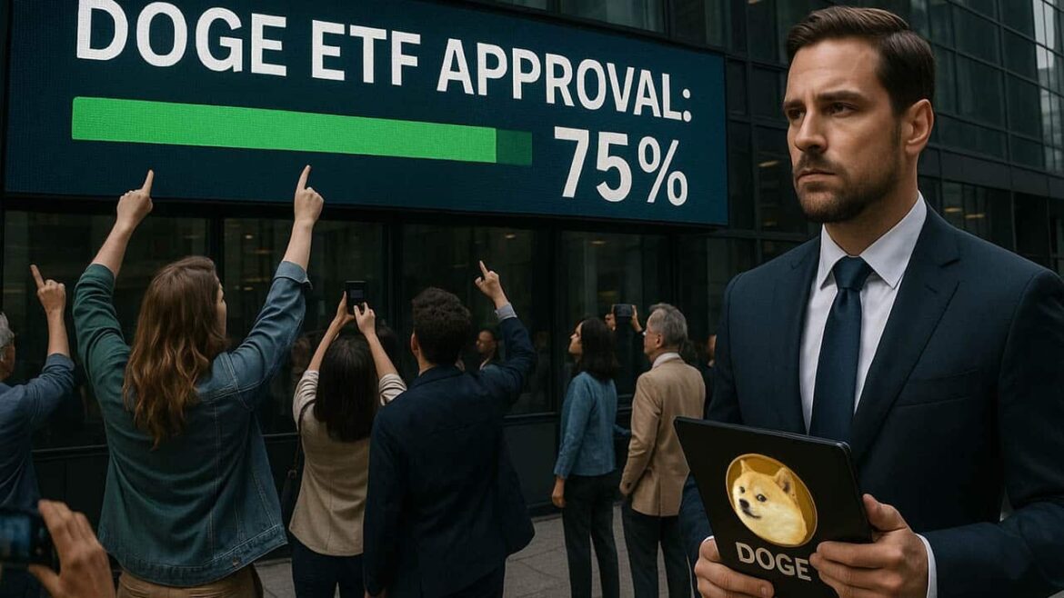 По данным PolyMarket, Dogecoin ETF имеет 75% вероятность одобрения в этом году
