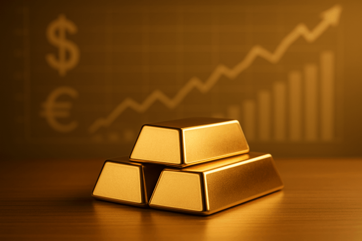 Спекуляция на золото? Драгоценные металлы вверх!
