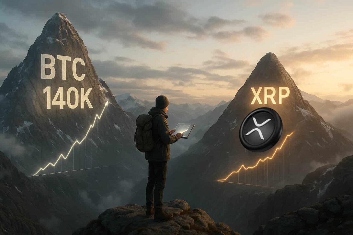 Ведущий исследователь прогнозирует двухмерную цену XRP, если биткойн достигает 140 тысяч. доллары
