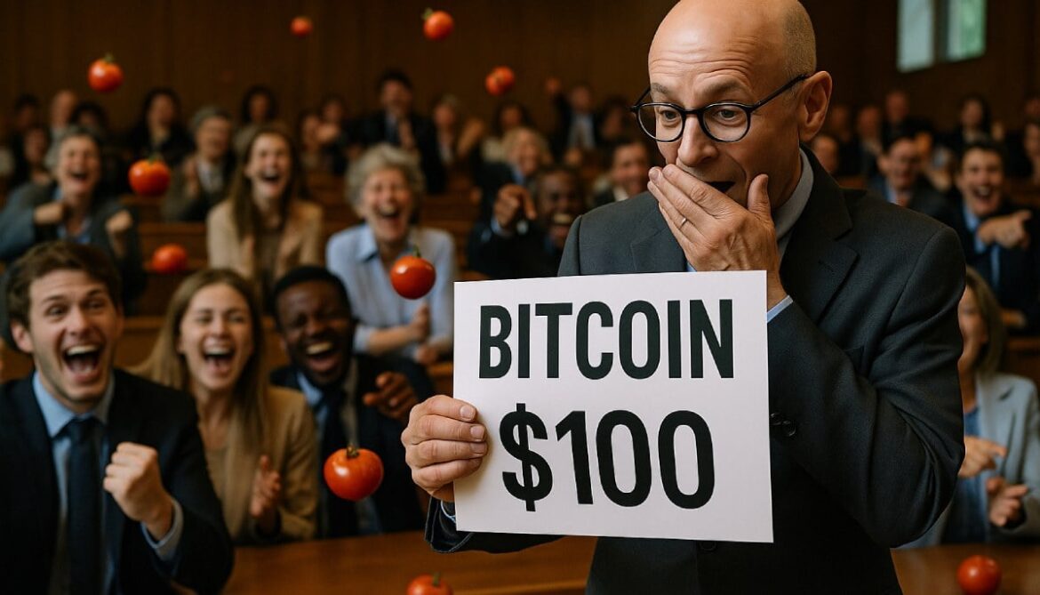 Предполагалось, что Биткойн будет трупом за 100 долларов. Профессор Гарвард забил самую большую набережную десятилетия
