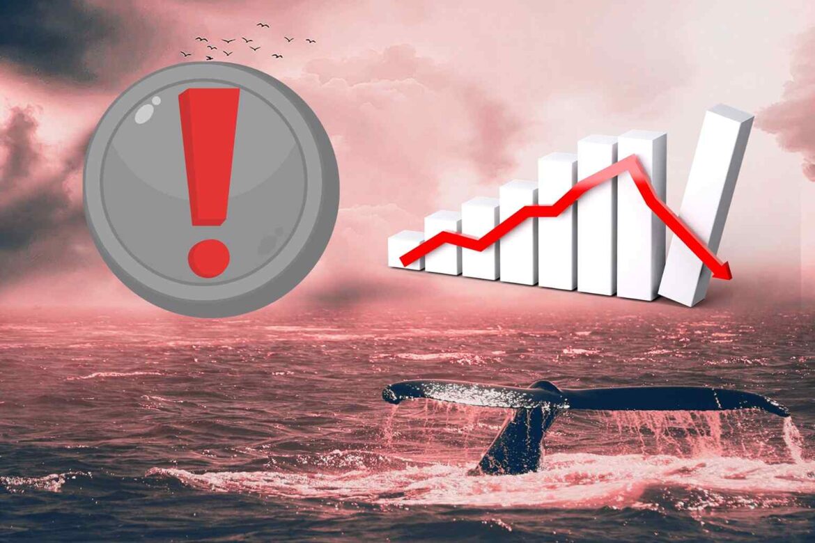 Top Altcoin в беде. Киты продали почти 100 000 за короткое время. кусочки этой криптовалюты
