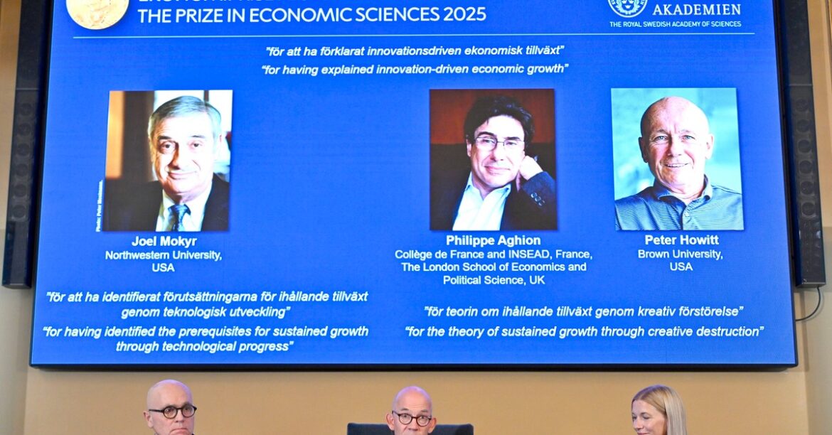 Нобелевская премия по экономике 2025 года за исследование влияния инноваций на экономический рост
