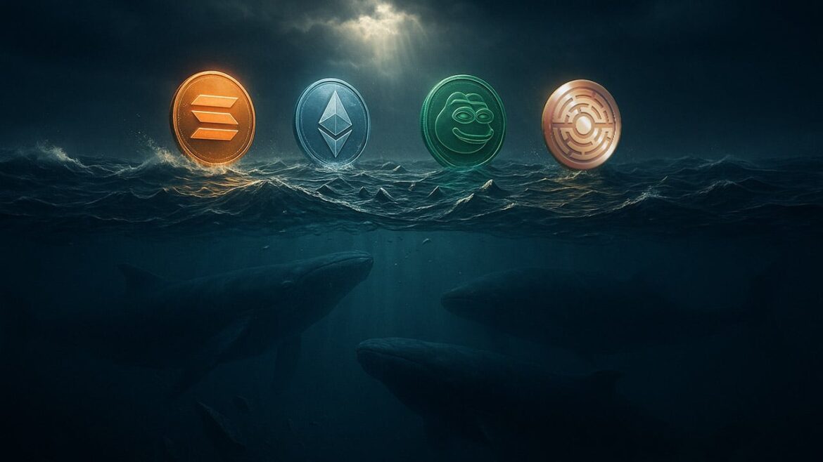 Данные внутри сети показывают, какие киты альткойнов покупают после крупнейшего краха криптовалюты
