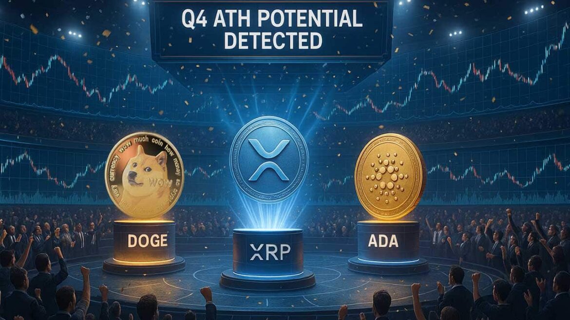 Dogecoin, XRP и Cardano восстанавливаются. Смогут ли они достичь новых рекордов в четвертом квартале?
