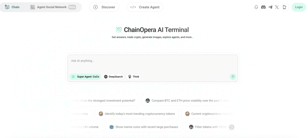 CACAOPEOPER AI ТЕРМИНАЛ