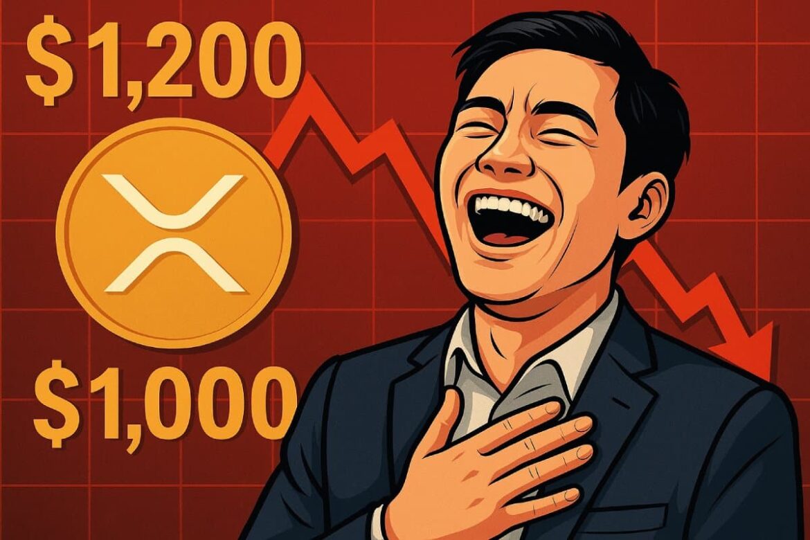 Аналитик XRP прогнозирует... панику при падении с $1200 до $1000. «Тогда они насрут в штаны»

