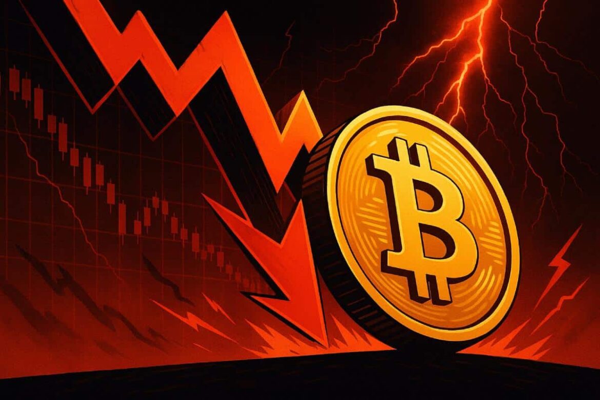 Биткойн трескается под давлением. Киты бегут, ETF истекают кровью. Эксперты предупреждают о новом уровне паники
