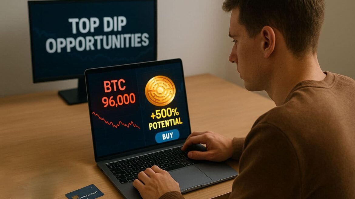 Цена биткойна упала до 96 000. долларов. Как потратить 100 долларов, чтобы получить шанс вырасти на 500%
