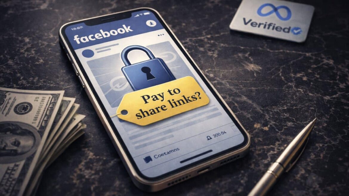 Хотите разместить ссылку на Facebook? Платить! Meta тестирует новый платный доступ
