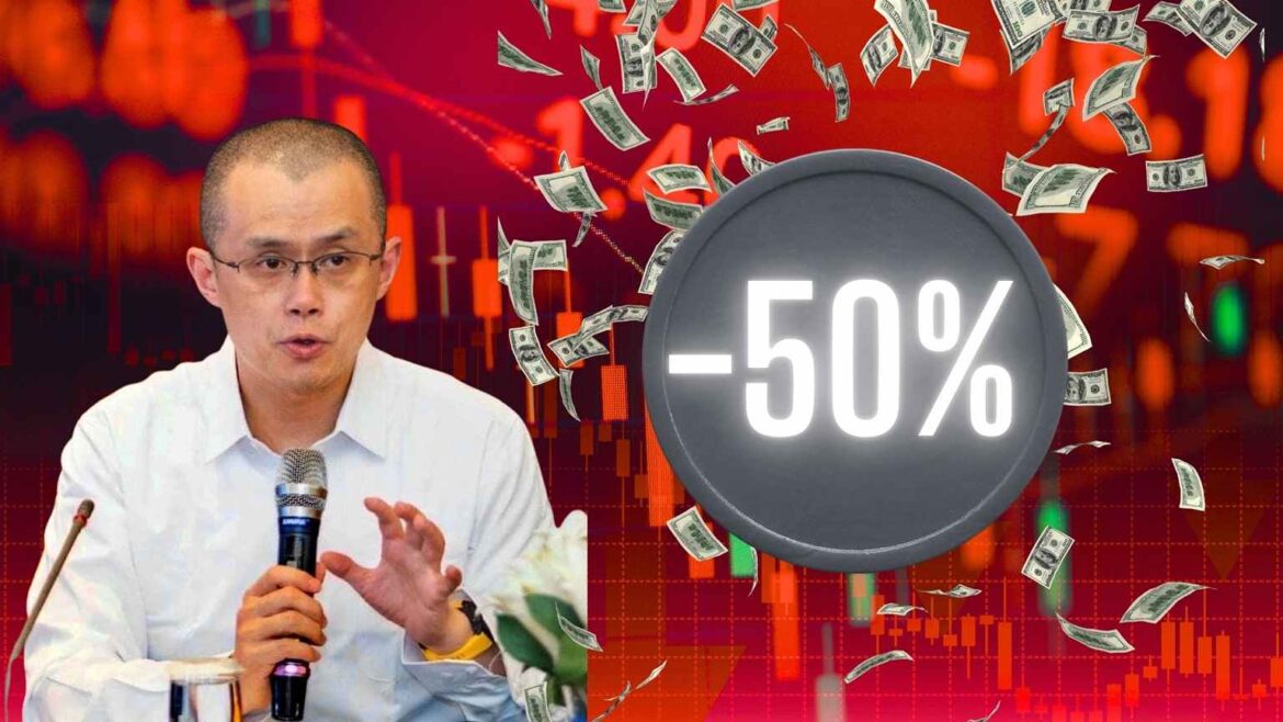 Токен, связанный с CZ, губит китов. Один из них потерял более 64 миллионов долларов США
