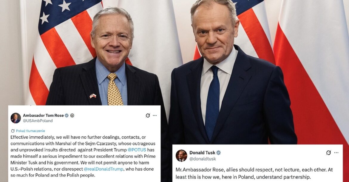 Посол Роуз нападает на Царзасты. Политики должны защитить маршала
