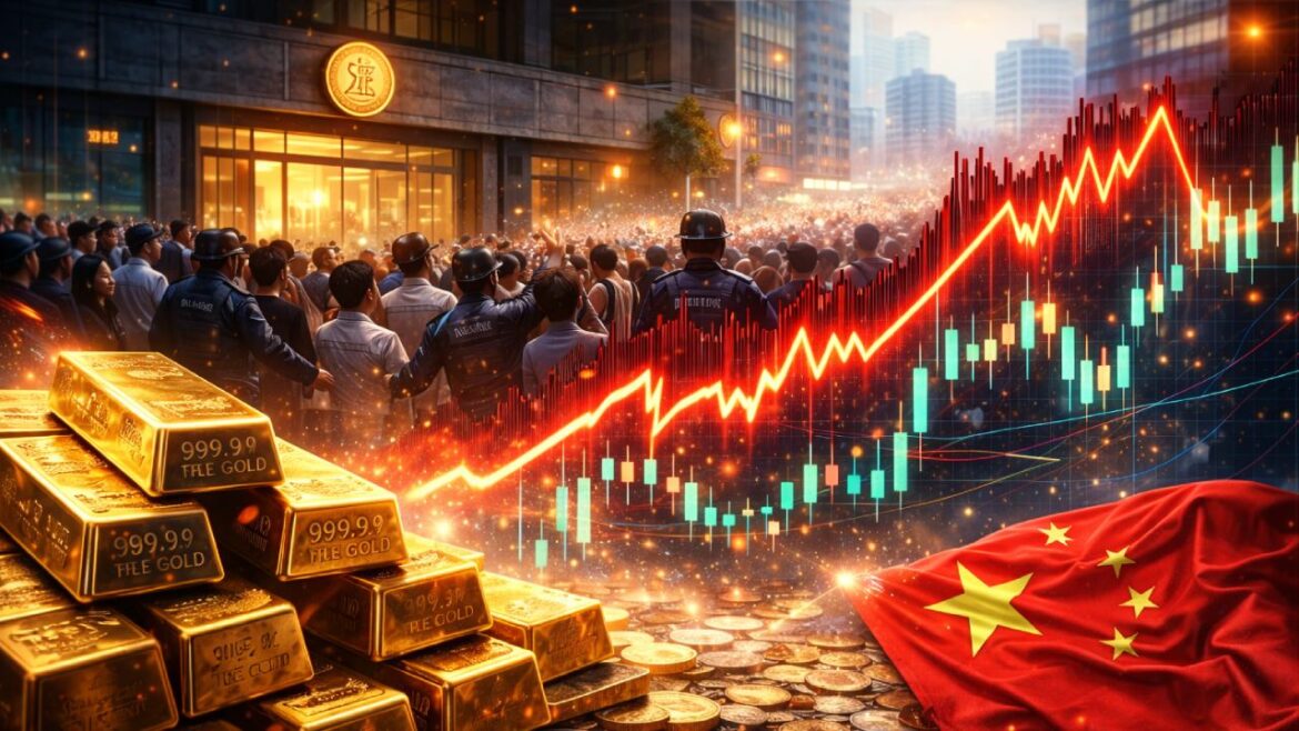 Китайская торговая платформа золотом рушится, трагедия жертв. Скандал на триллион долларов?
