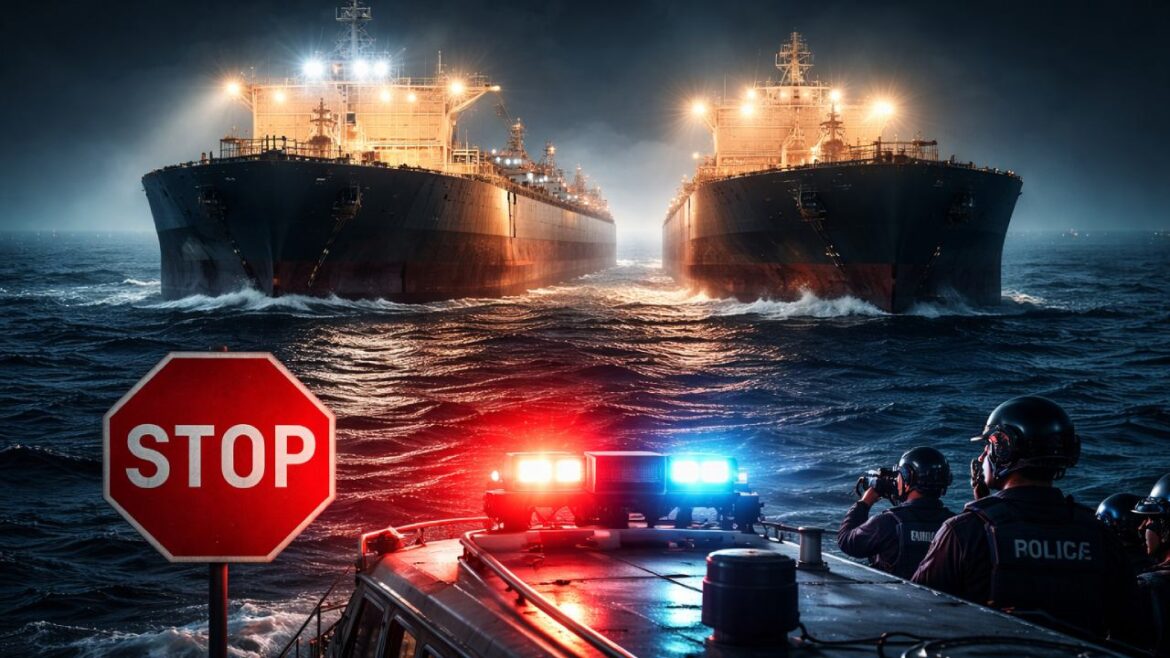 Задержаны два огромных танкера. На заднем плане нелегальная нефть и мировой энергетический рынок
