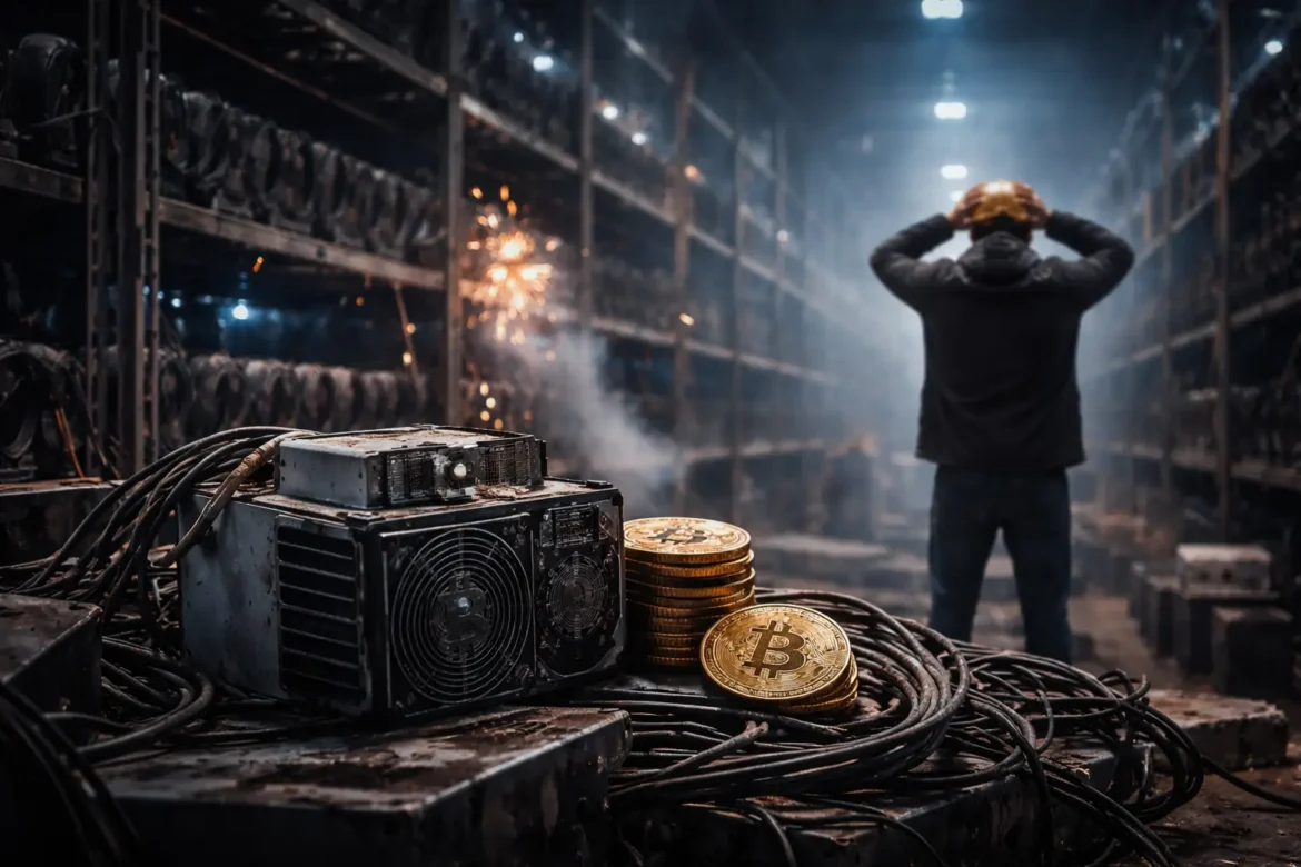 Шахтеры теряют 20 тысяч. долларов на каждый BTC. Горнодобывающая отрасль находится в бедственном положении
