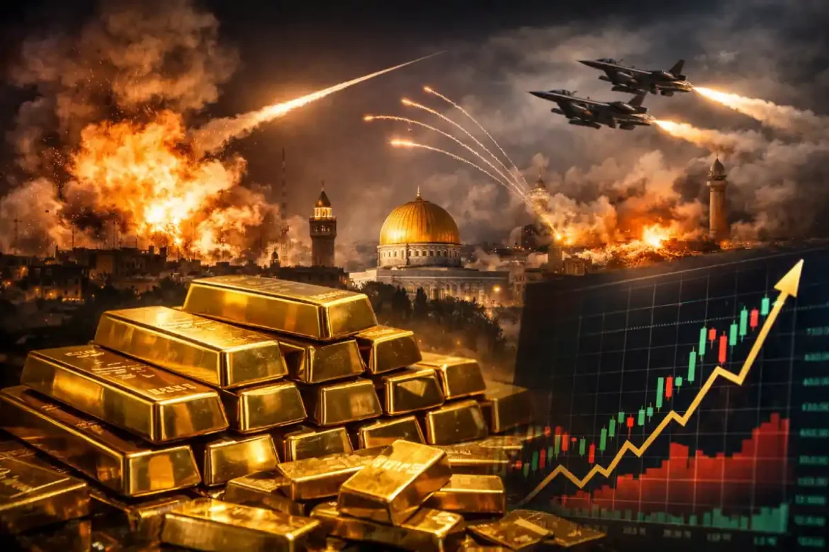 Золото взлетело до небес после того, как США и Израиль атаковали Иран. 6000 долларов становятся ближе?
