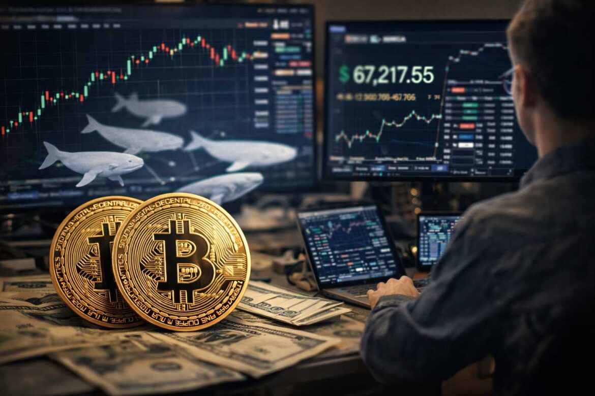 10 000 BTC за 3 дня. Киты скупают биткойны на рынке
