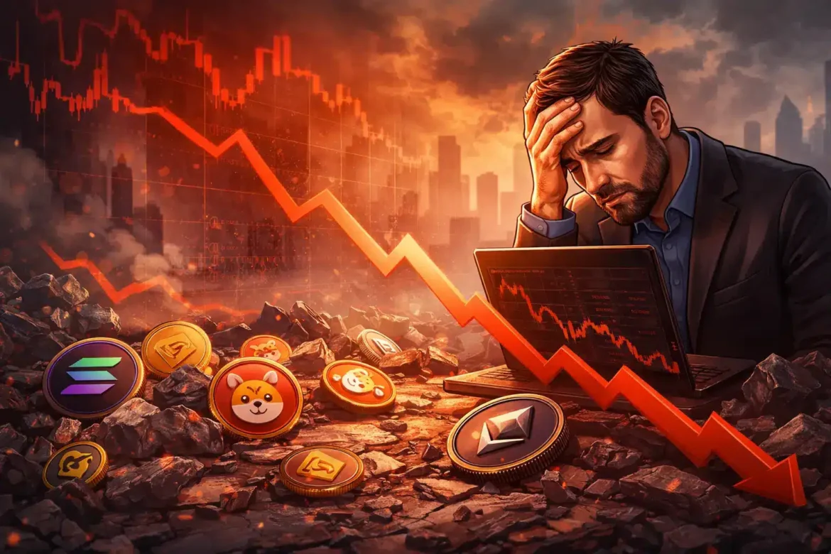 Альткоины в руинах. Масштаб снижения больше, чем на предыдущем медвежьем рынке.
