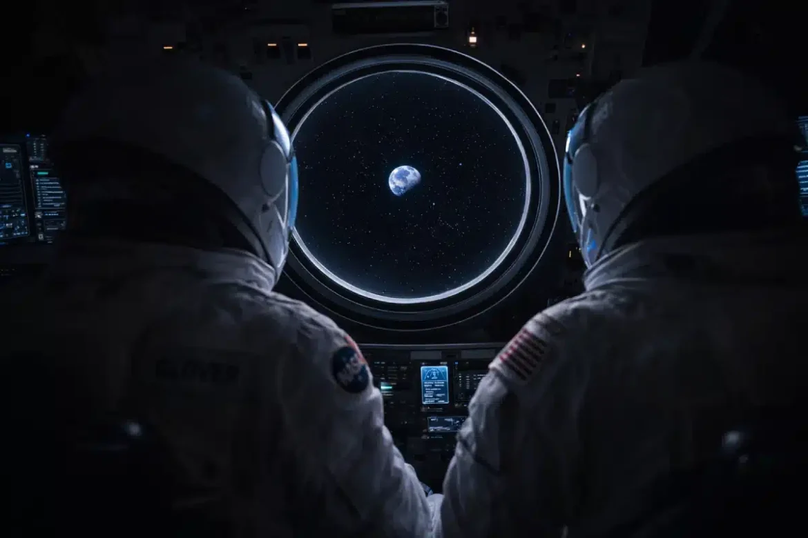 Астронавты НАСА находятся на самом дальнем расстоянии от Земли в истории. На протяжении 40 минут они были в космосе совершенно одни
