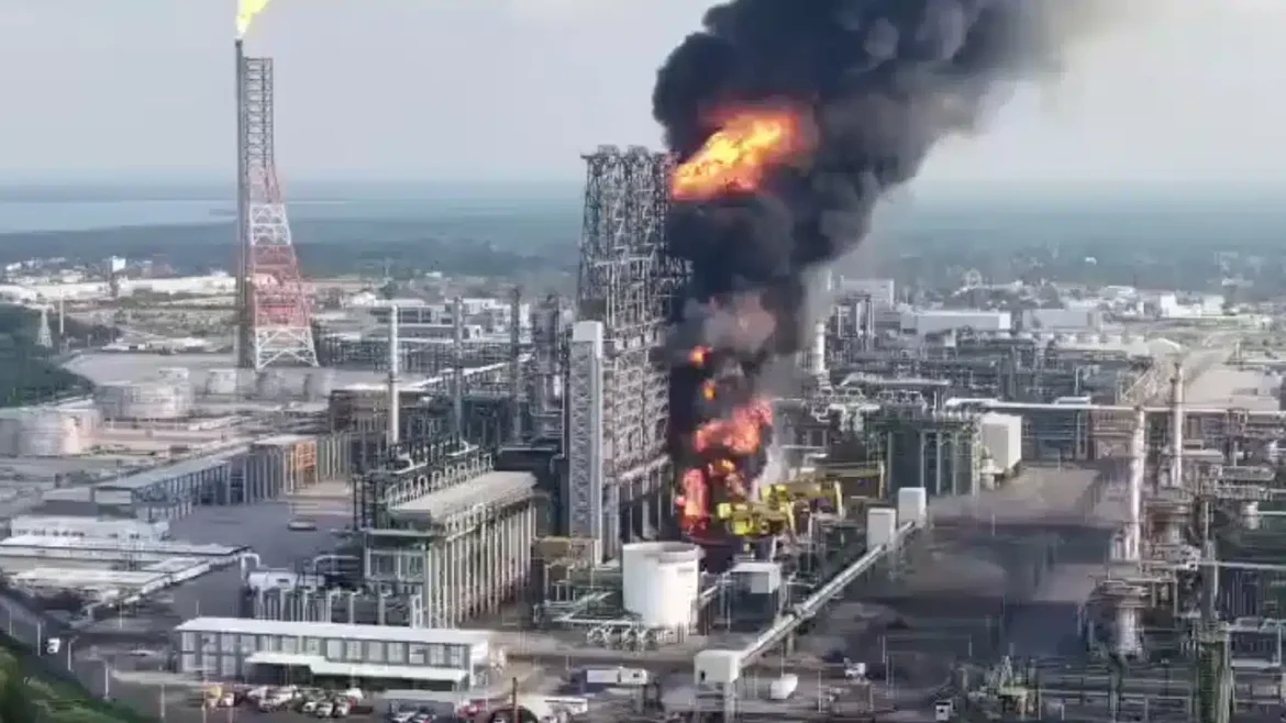 «Энергетический суверенитет» в огне: пожар на гигантском нефтеперерабатывающем заводе – второй раз за месяц
