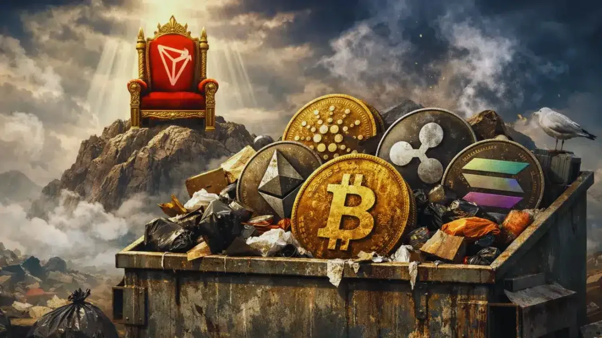 Это единственный токен из ТОП-10, который пережил крах и постепенно растет. Конкуренция далеко позади
