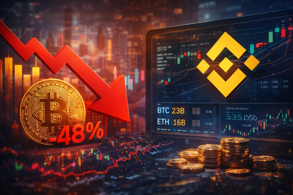 Криптовалютный рынок замедляется. Объемы на биржах упали почти на 50%
