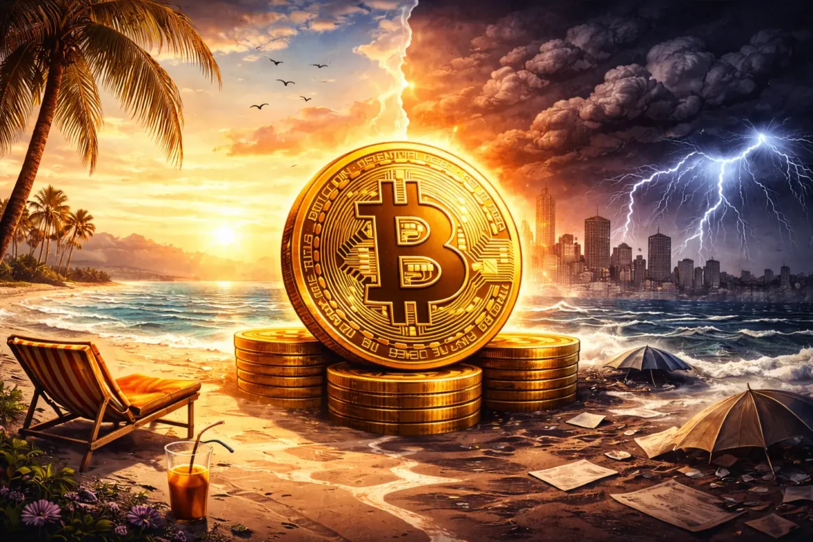 Тишина на рынке биткойнов. Это может быть важным сигналом
